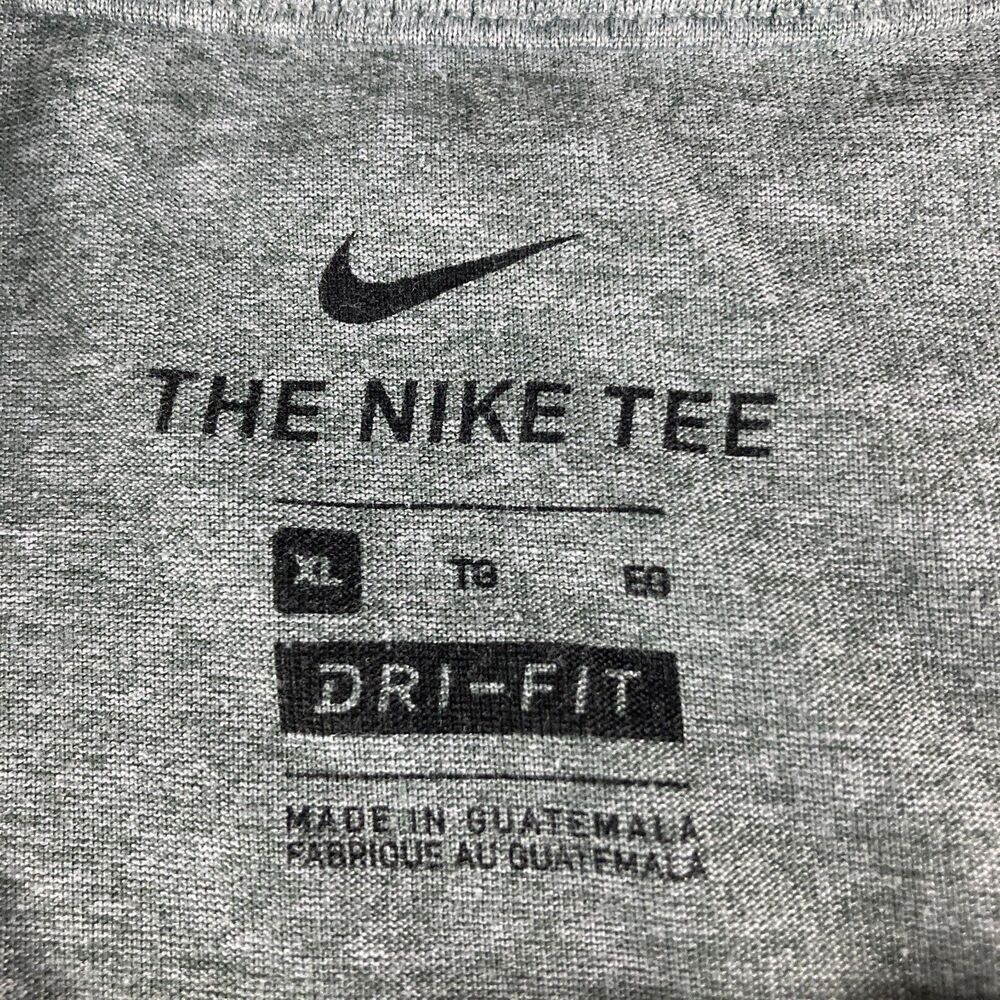 Nike Atlanta Braves T Shirt Mens XL Gray Dri Fit MLB Baseball Tee - Picture 3 of 7
